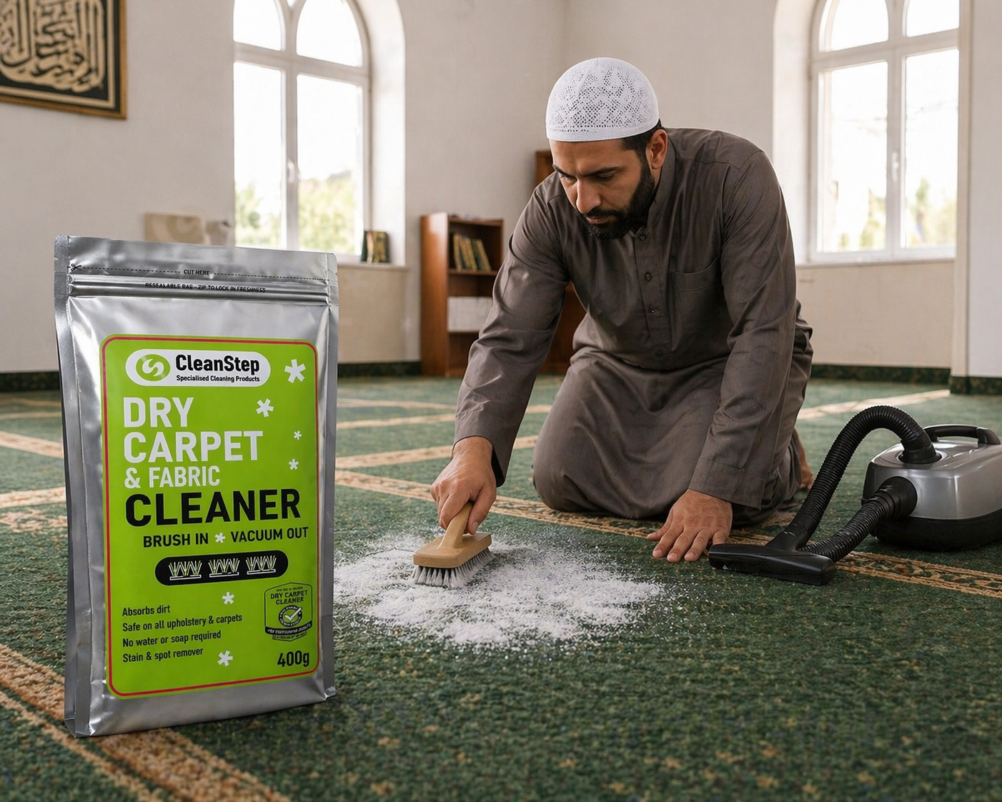 CleanStep Dry Carpet & Fabric Cleaner – 400g