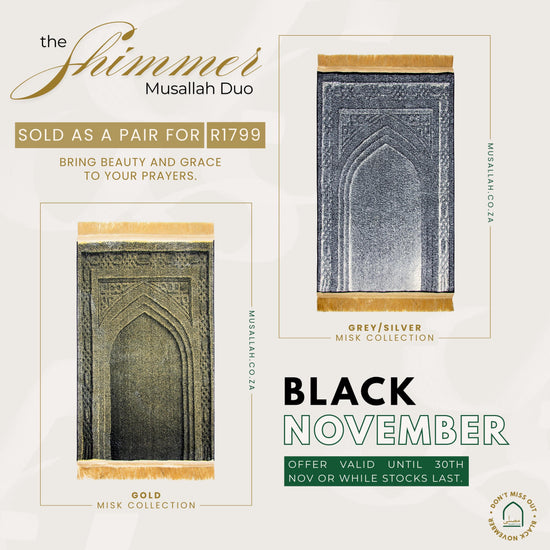 MISK 2603 GOLD & GREY  GIFT SET - EID SPECIAL