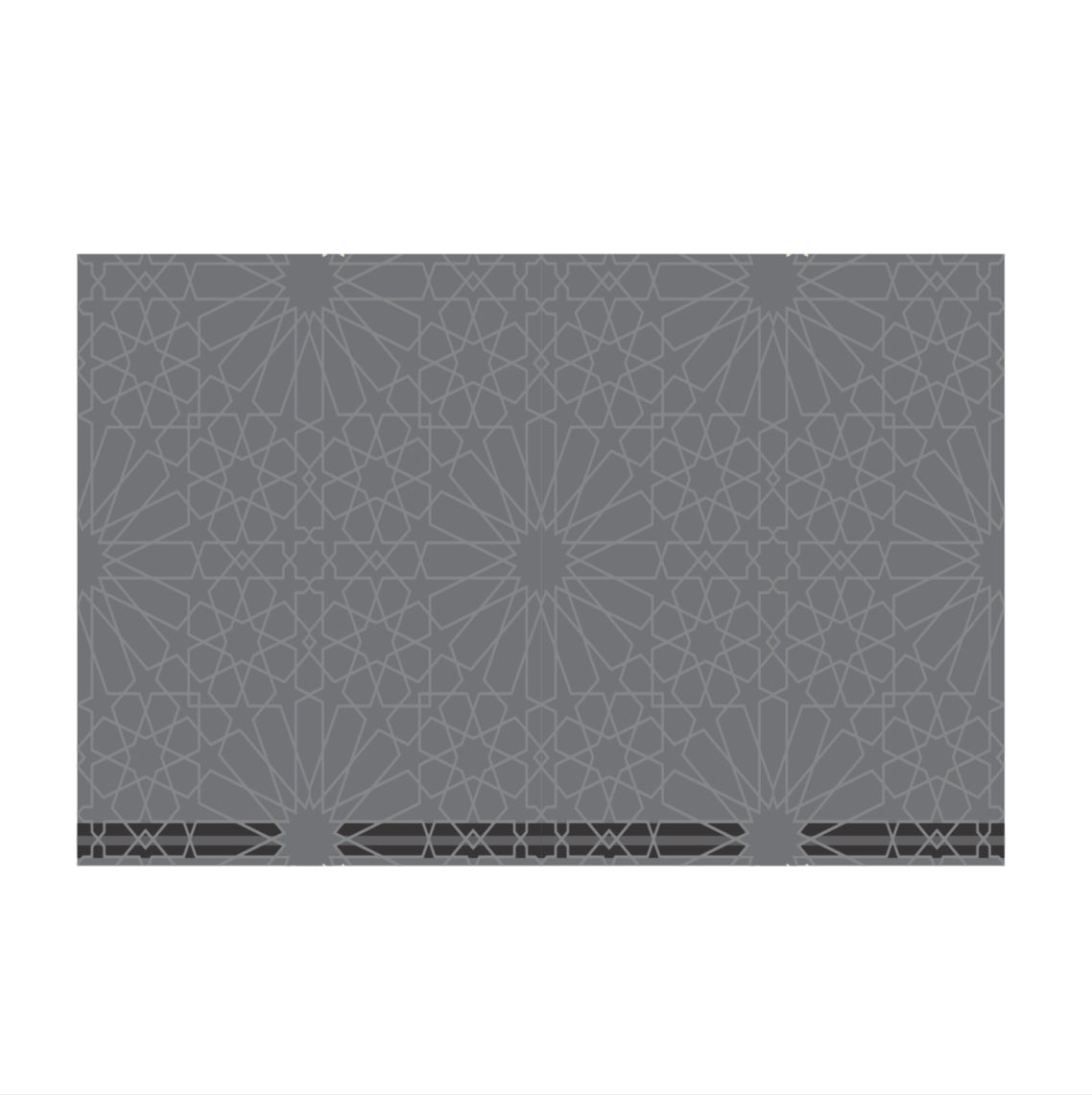 Al Qima Arab Grey 24 Family Prayer Mat 2,50m x 1.25m (G24)