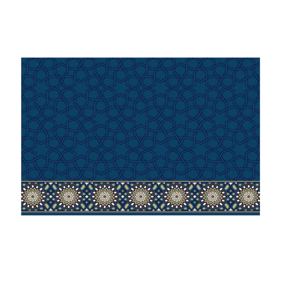 Al Qima Blue 24 Family Prayer Mat 2,50m x 1.25m (GB24)