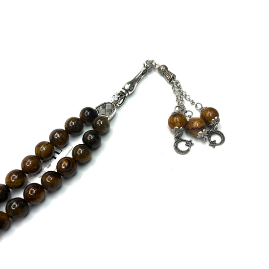 The Tigers Eye Tasbih - (33 Beads)