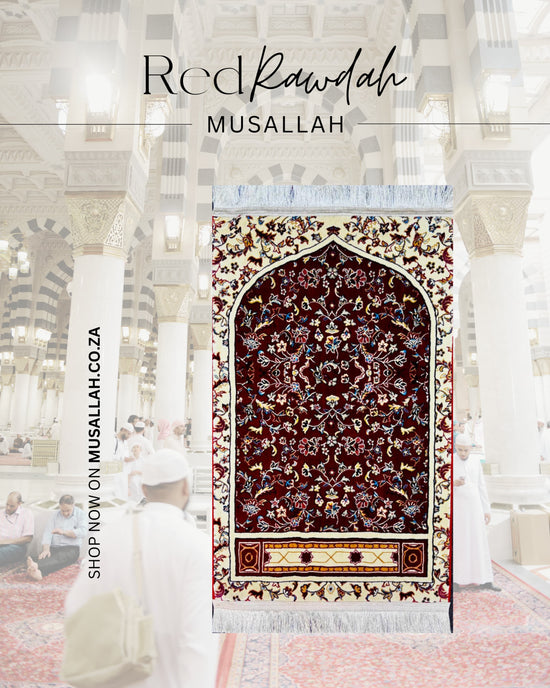 Rawdha RED 1446  -  MADINA MADE 8MM 70X110