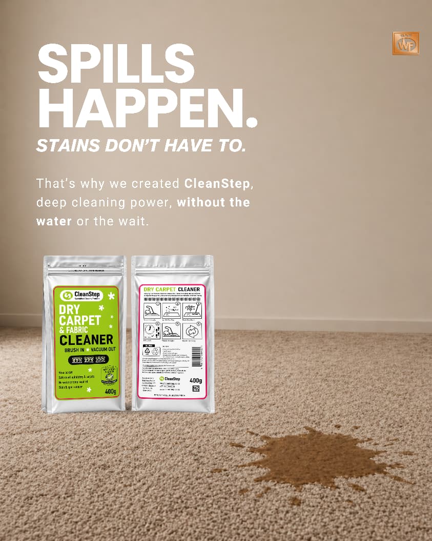 CleanStep Dry Carpet & Fabric Cleaner – 400g