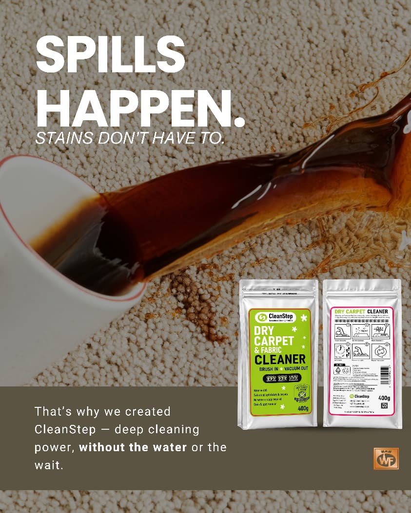 CleanStep Dry Carpet & Fabric Cleaner – 400g
