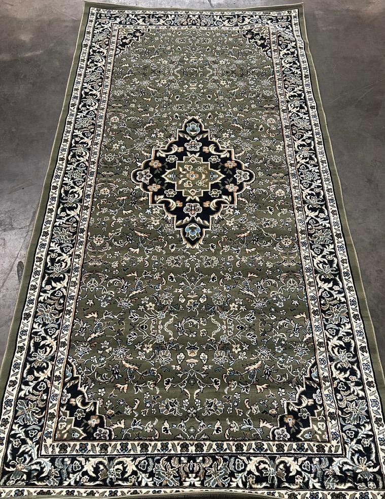 MADINA MADE  GREEN RAWDAH MUSALLAH RUNNER 1.25X5.00METER