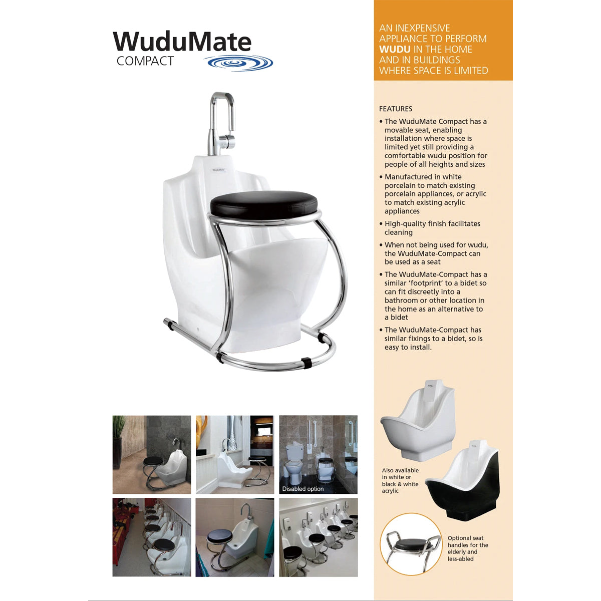 WuduMate Compact incl Tap