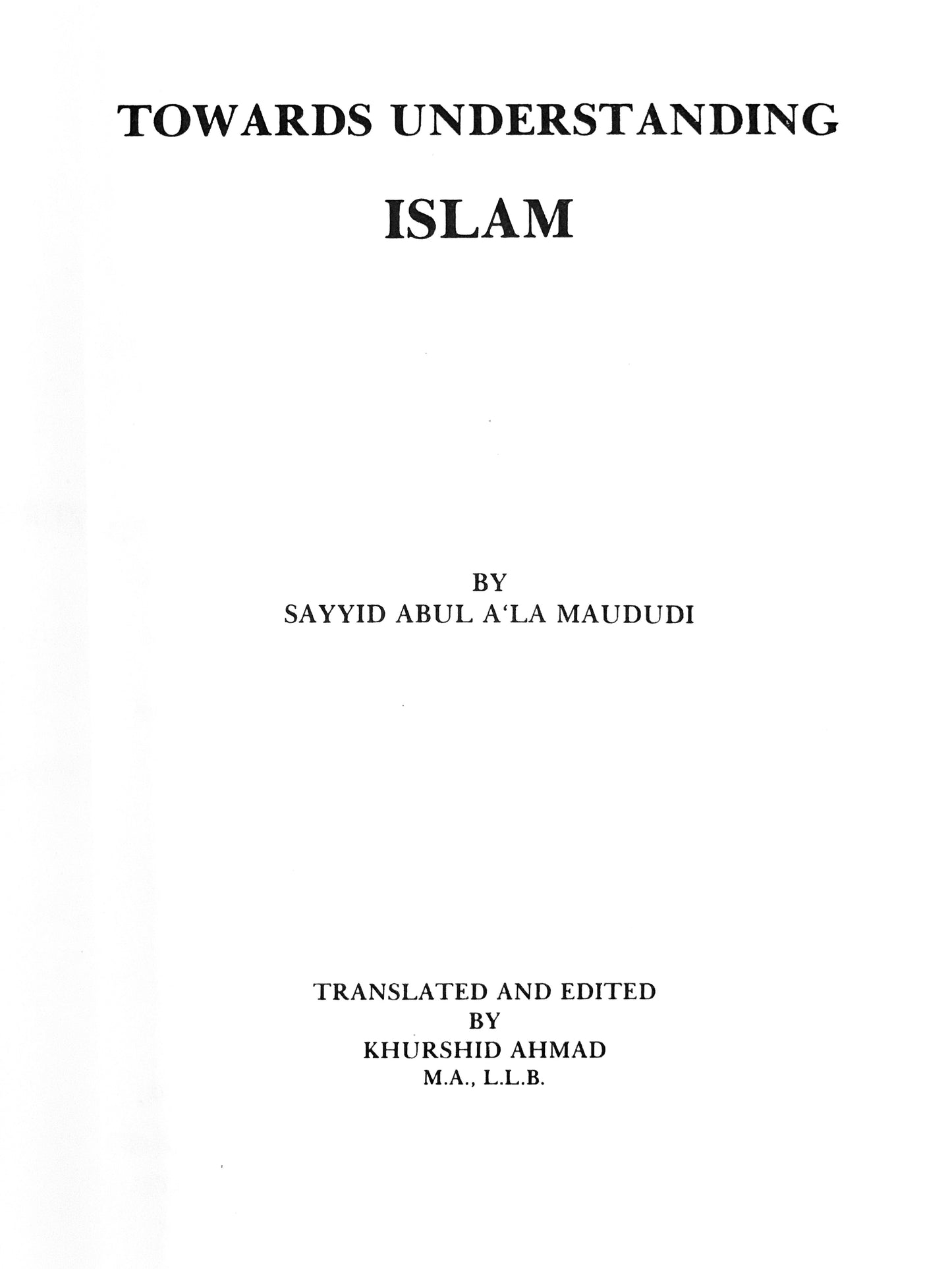 Towards Understanding ISLAM